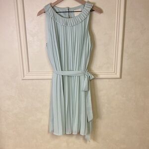 ModCloth Famously Flirty A-Line Pleated Dress NEW Women Size Large